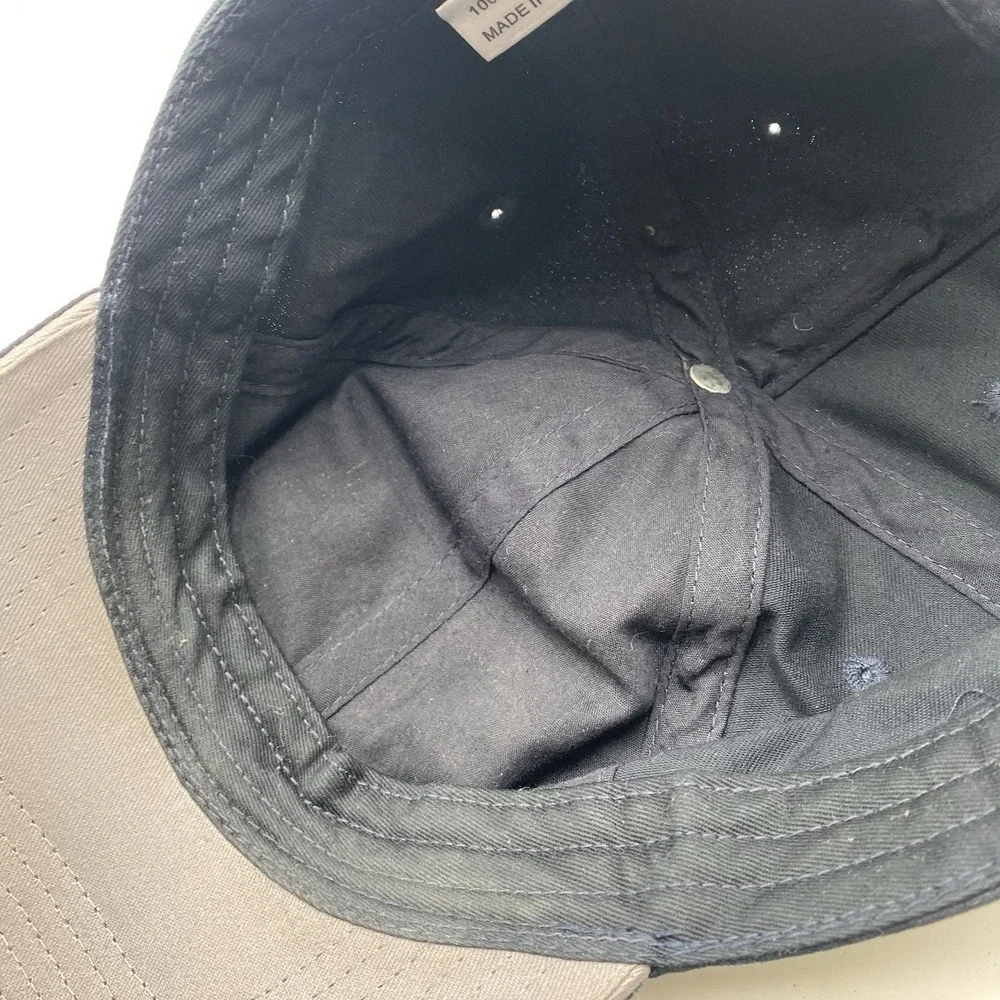 Hard Rock Cafe Hat‎ New Orleans Patriot Black Strapback Adjustable Cotton Slouch